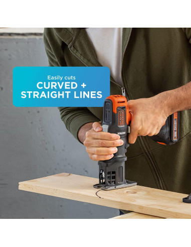 Accesorio Oscilante Black+Decker con Sierra de Calar Eléctrica