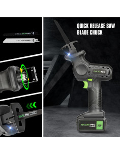 Sierra Recíproca Inalámbrica GALAX PRO 20V 4.0Ah 3000RPM 2