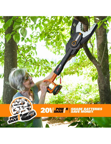 Motosierra Inalámbrica Worx 20V JAWSAW WG320 - Batería Incluida