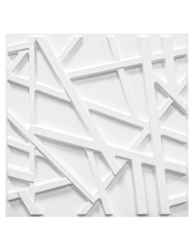 33 Paneles de Pared 3D LEVOWAY Blancos 300mm x 300mm
