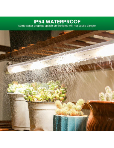 Luz de Crecimiento SANSI T8 25W 4000K Espectro Completo IP54