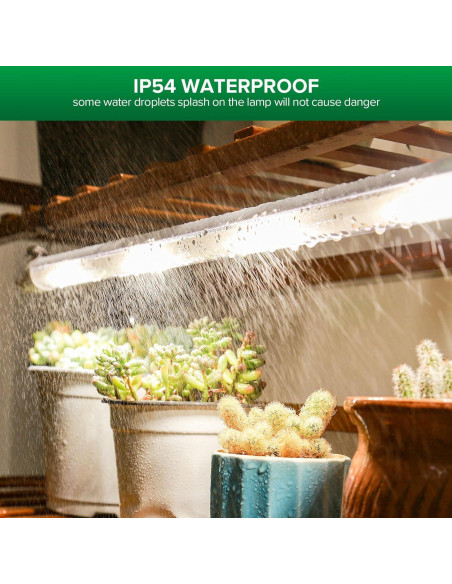 Luz de Crecimiento SANSI T8 25W 4000K Espectro Completo IP54