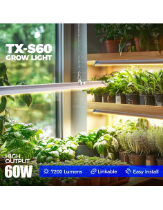Luz de Cultivo Barrina TX-S60 60W 4FT Espectro Completo 2