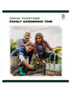 Juego de Herramientas de Jardinería 9 Piezas BRSS - Acero al Carbono 2