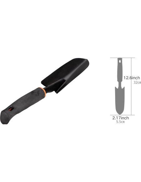 Juego de Herramientas de Jardín 3 Piezas SpeedStax - Azada, Rastrillo y Pala Ergonómicos