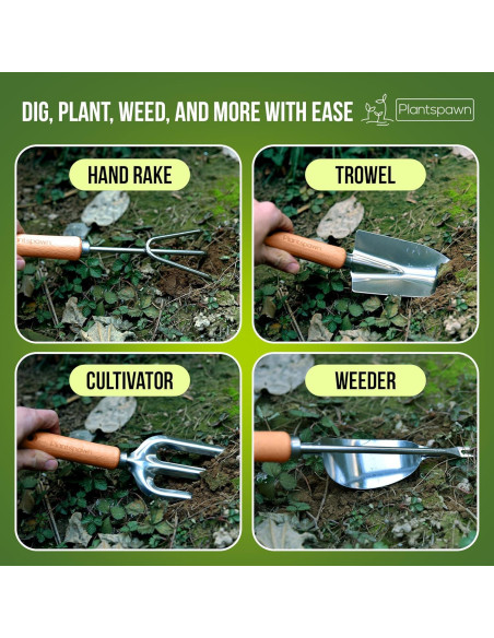 Juego de Herramientas de Jardinería 24 Piezas Alaya - Bolsa Incluida