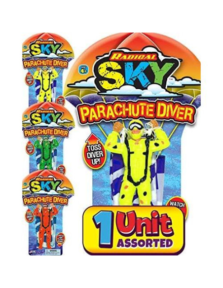 JA-RU Paracaidistas de Acción para Niños - 1 Paquete Variado