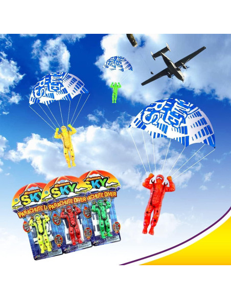 JA-RU Paracaidistas de Acción para Niños - 1 Paquete Variado