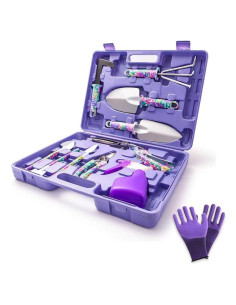 Juego de Herramientas de Jardín WISDOMLIFE 11 Piezas Ergonómico