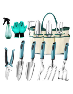 Juego de Herramientas de Jardín 9 PCS Meihe - Aluminio Resistente