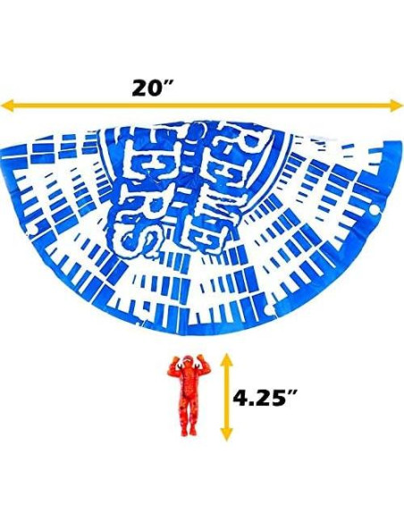 JA-RU Paracaidistas de Acción para Niños - 1 Paquete Variado