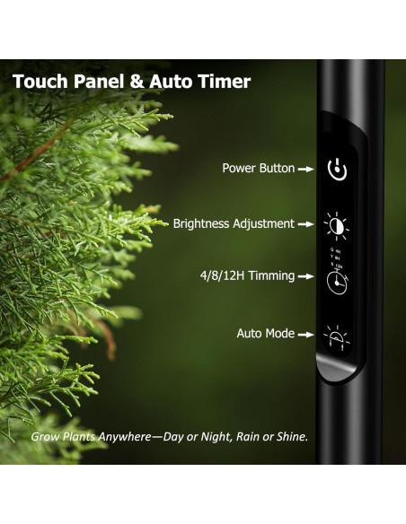 Lámpara de Pie STERREN para Plantas de Interior 22W 4000K