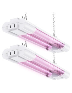 Luz de Cultivo LED Sunco 30cm Espectro Completo 10W Paquete de 2