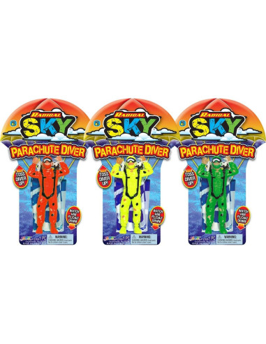 JA-RU Paracaidistas de Acción para Niños - 1 Paquete Variado
