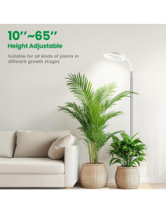 Luz de Crecimiento LED Garpsen 2Pack 80 LEDs 165 cm 2