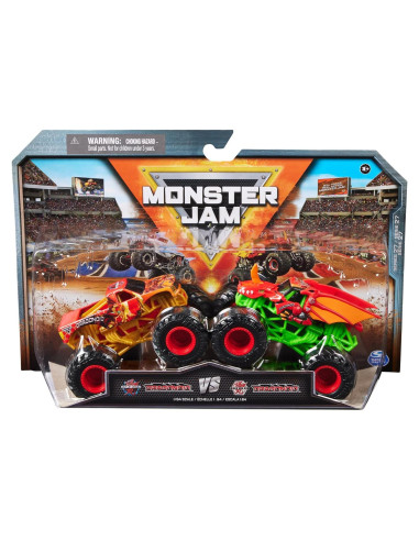 Camiones Monster Jam Die-Cast 1:64 Spin Master - 2 Piezas