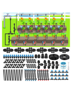 Kit de Riego por Goteo Pawfly 76.2 m con Accesorios