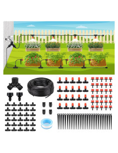 Kit de Riego por Goteo Insoma 30m Automático para Jardín