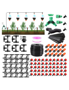 Kit de Riego por Goteo Biuonga 50M para Jardín y Invernadero