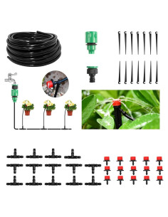 Kit de Riego por Goteo Automático Cokacot 10m 62 Piezas