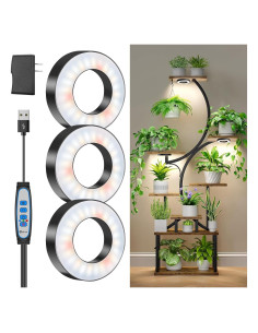 Luz de Crecimiento LED Wiaxulay 8.89cm 144 LEDs Espectro Completo