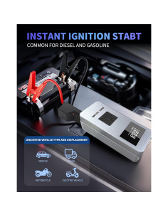 Arrancador de Salto QINK ROLMIL LX0301 con Compresor 8000A 2