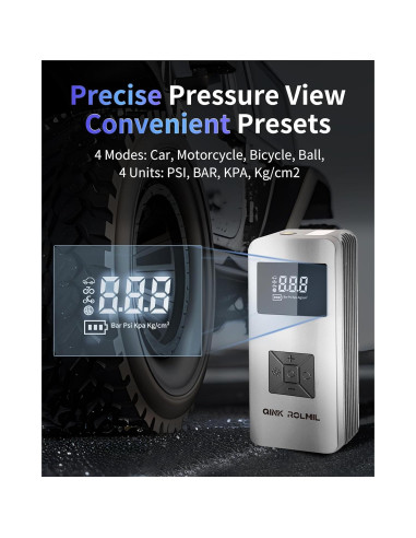 Arrancador de Salto QINK ROLMIL LX0301 con Compresor 8000A