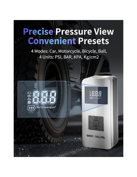 Arrancador de Salto QINK ROLMIL LX0301 con Compresor 8000A