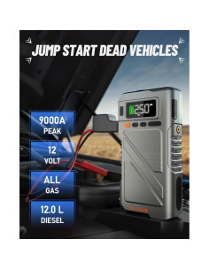 Arrancador de Salto Pabulum SU7 9000A con Compresor 150PSI 2