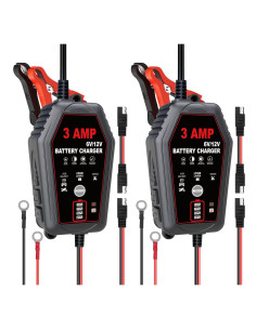 Cargadores de Batería Inteligentes WPKJ 3A - Paquete de 2