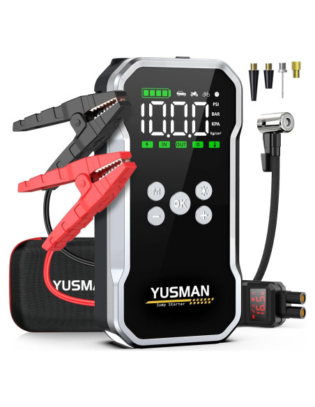 Arrancador de Salto YUSMAN F03 6000A con Compresor 150PSI