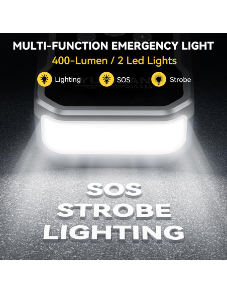 Arrancador de Salto YUSMAN F03 6000A con Compresor 150PSI