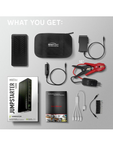 Batería de Arranque Infinity Light IL1000 - 1000A 18000mAh 12V