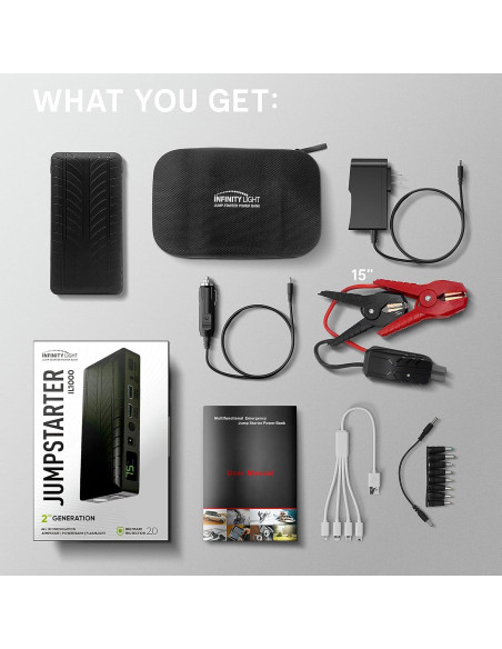 Batería de Arranque Infinity Light IL1000 - 1000A 18000mAh 12V