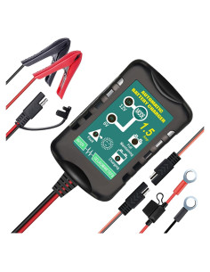 Cargador de Batería Inteligente 12V/6V Vemote 1.5A Automático