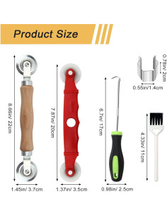 Kit de Reparación de Pantalla 14 Piezas Anglecai - Herramientas de Instalación 2