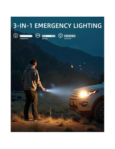 Arrancador de Salto 5000A Featou V2 con Compresor 150 PSI