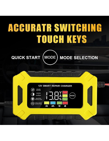 Cargador de Batería Inteligente X-ENERGY YX12V6A 6A 12V