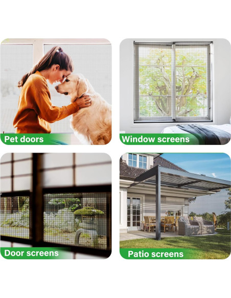 Kit de Reemplazo de Pantalla de Ventana DIGDRAM 121.92 x 40.23 m Negro