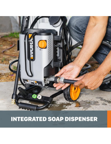 Lavadora a Presión Eléctrica Worx WG606 1900/2090 PSI 5.2 kg