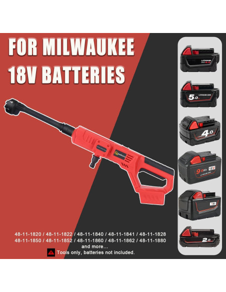 Lavadora a Presión Inalámbrica Qulibaxa 900 PSI 1.0 GPM