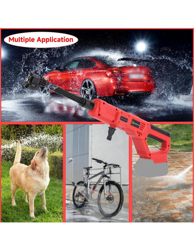 Lavadora a Presión Inalámbrica Qulibaxa 900 PSI 1.0 GPM