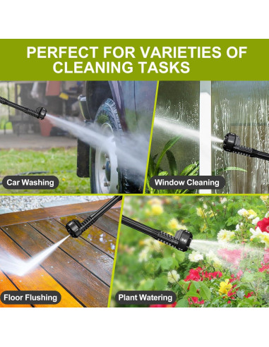 Lavadora a Presión Inalámbrica PlixGrip 900PSI 1.36kg 6-en-1