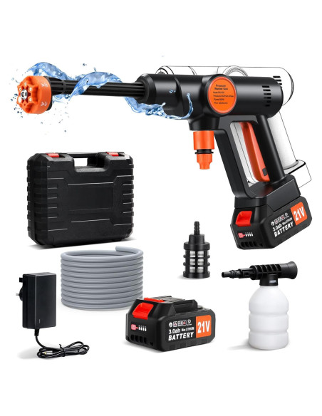 Lavadora a Presión Inalámbrica Denqir RB-005 652 PSI 1.2 GPM