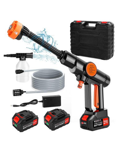 Lavadora a Presión Inalámbrica Lemolifys 6000mAh 6-en-1