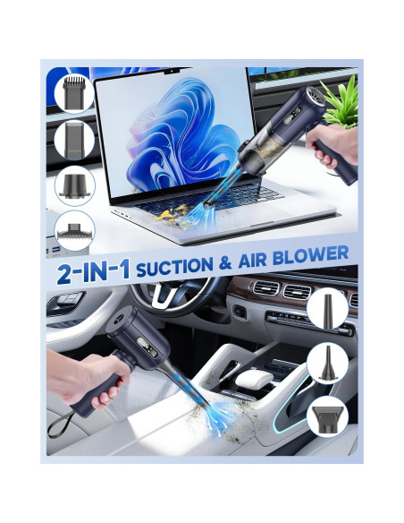 Aspiradora de Mano CODN VC-05S 16000PA Inalámbrica 120W