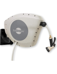 Manguera Retráctil Automática 30m Sunneday GKW Beige/Gris 2
