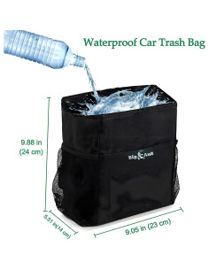 Bolsa de Basura para Auto Big Ant Impermeable 9.46L Ajustable 2