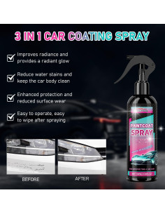 Spray Cerámico 3 en 1 Shantou Rayhong - Protección UV y Brillo 2