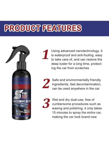 Spray de Recubrimiento Cerámico 3 en 1 MICROBUS 450ml